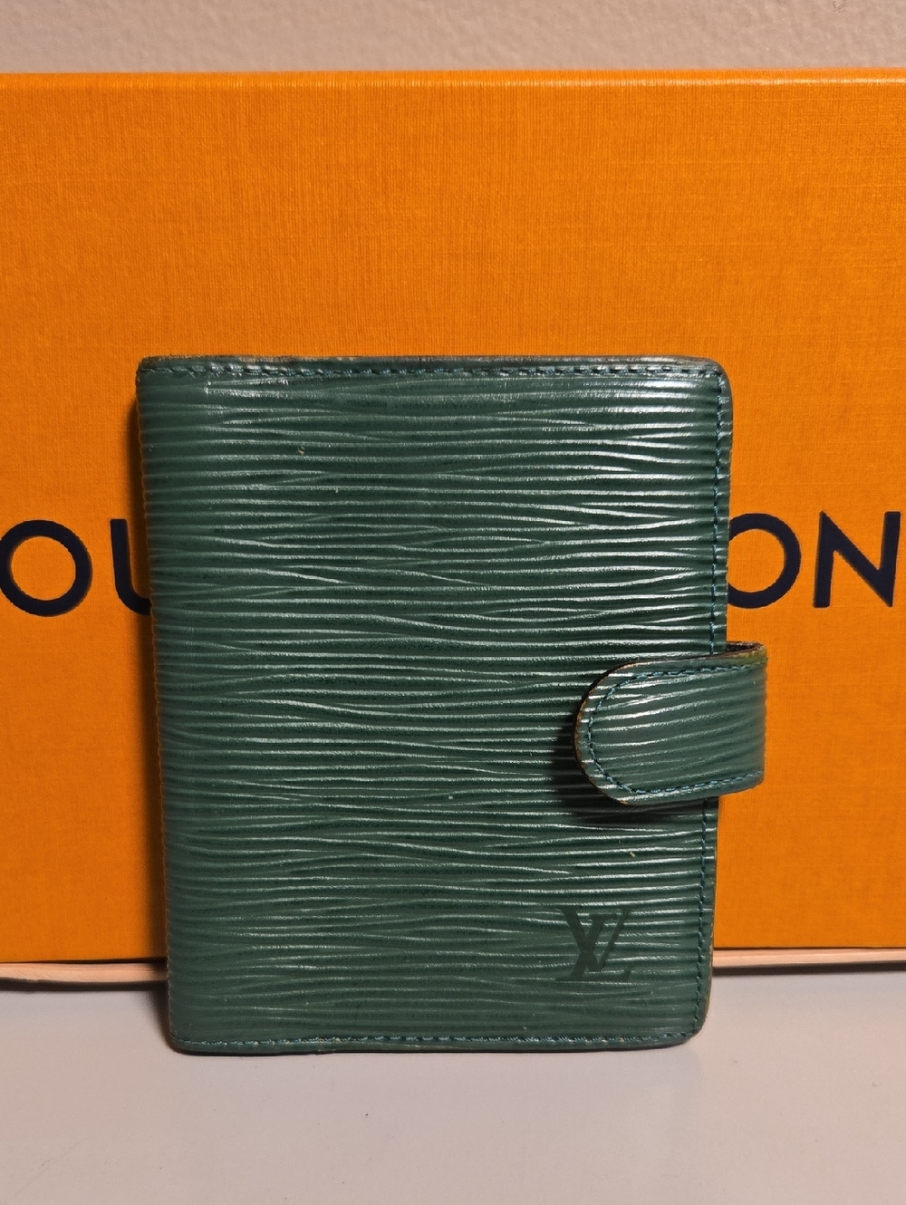 Louis Vuitton Epi Green Card Holder